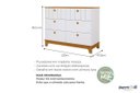 Ver imagem 6 de Quarto de Bebê 100¨% MDF Biscoito 4 Portas Branco Nature Permobili Baby