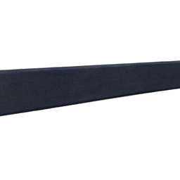 Moldura Roda Meio Ripado Eva Adesivo Saturno 3,5cmx5mm 25mts - Preto - 2