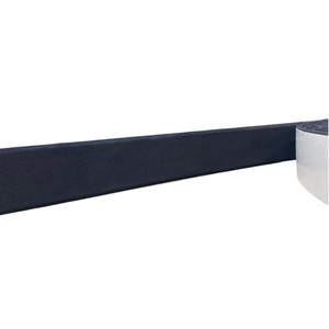 Moldura Roda Meio Ripado Eva Adesivo Saturno 3,5cmx5mm 25mts - Preto