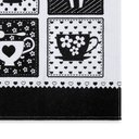 Ver imagem 2 de Pano de Copa Kazzavip Cooking Black 100% Algodão 50CMX65CM 01 Peça Branco Estampado Buettner