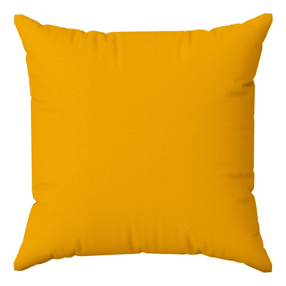 Kit 4 Capas Almofadas Decorativas Lisas 45x45 ID Decor :12 Amarelo Gema - 4