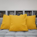 Ver imagem 6 de Kit 4 Capas Almofadas Decorativas Lisas 45x45 ID Decor :12 Amarelo Gema