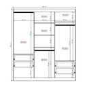 Ver imagem 5 de Guarda Roupa Casal 3 Portas 4 Gav Espelho Branco Carraro