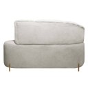 Ver imagem 7 de Poltrona Namoradeira Orgânica Grécia 1,45m Redondo Bouclê Bege Sofa Store