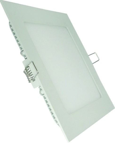 Kit 5 Painel Plafon Luminária LED Embutir Quadrado 6W Spot - Branco Quente(3000K) - 1
