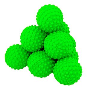 Kit 500 Bolinha Cravo Fisioterapia Anti Stress Mão Bola Pet Exercitadora - Verde