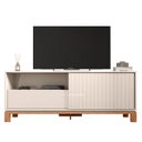 Ver imagem 6 de Rack Bancada para Tv 55 Pol 150cm Lucca Off White/freijó C01 - Mpozenato