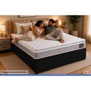 Ver imagem 3 de Cama Box Baú Crc Queen +Colchão Ortopédico Magnum Hellen 158