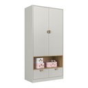 Ver imagem 4 de Guarda Roupas Infantil Juvenil com Nicho 2 Portas e 2 Gavetas Arenas Lille Gl1080