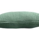 Ver imagem 2 de Almofada Algodão Favo de Mel Verde 40x40cm