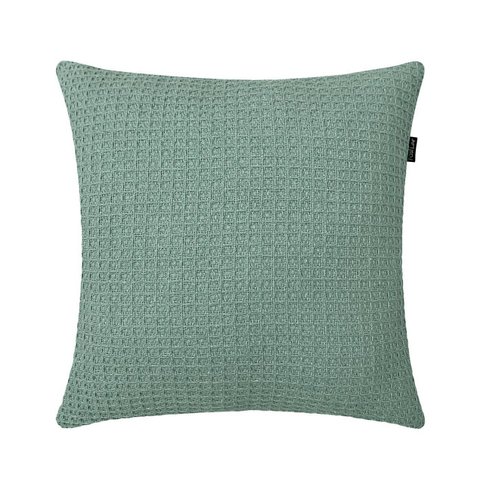 Almofada Algodão Favo de Mel Verde 40x40cm