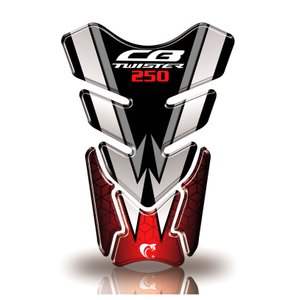 Protetor de Tanque Adesivo Moto Honda Cb Twister 250 Vermelho