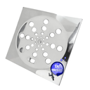 Ver imagem 5 de Tampa Ralo Grelha Quadrado 15x15cm Inox Função Abre/fecha Cor:cromado Del Metais