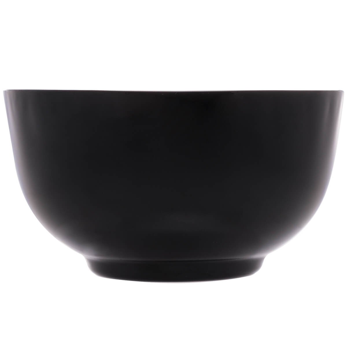 Kit 6 Bowls de Vidro 700ml Cumbucas Preto Tigela Sopa Saladas Caldos Sobremesas Opalino Lyor - 3