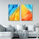 Ver imagem 4 de Quadros Decorativos Sala Escritório Modernos em Tecido Canvas
