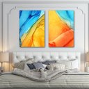 Ver imagem 3 de Quadros Decorativos Sala Escritório Modernos em Tecido Canvas