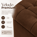 Ver imagem 5 de Recamier Bau Estofado Casal Queen Padrão Anita 160 cm Veludo
