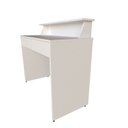 Ver imagem 4 de Mesa ou Escrivaninha com Gaveta para Home Office ou Escritório ou Quarto 2 Gavetas 100cm MDF Branco