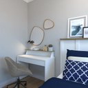 Ver imagem 1 de Mesa ou Escrivaninha com Gaveta para Home Office ou Escritório ou Quarto