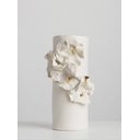 Ver imagem 3 de Vaso Giverny Gold em Porcelana com Flores Aplicadas e Ouro M