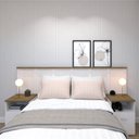 Ver imagem 6 de Cabeceira para Cama Casal Mista Branco