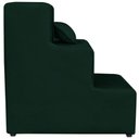 Ver imagem 7 de Escada Pet 3 Degraus para Cachorro e Gato R01 Veludo Verde - Annie Decor