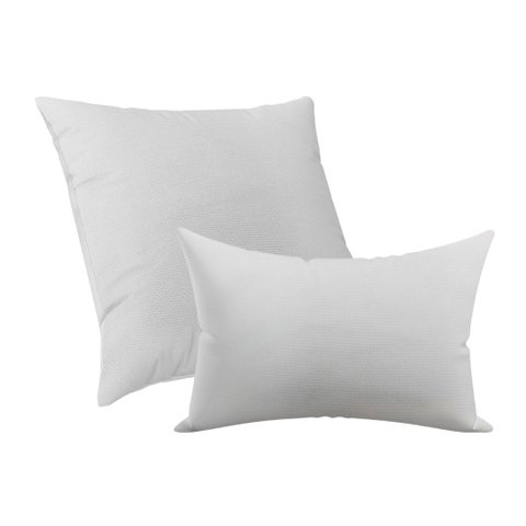Kit Capas de Almofadas Luxo 50x50 e 30x50cm com Ziper Branco