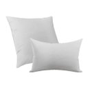Ver imagem 1 de Kit Capas de Almofadas Luxo 50x50 e 30x50cm com Ziper Branco