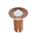 Ver imagem 1 de Válvula Lavatório Rose Gold Metal Pia Cuba Banheiro Ralo 7/8