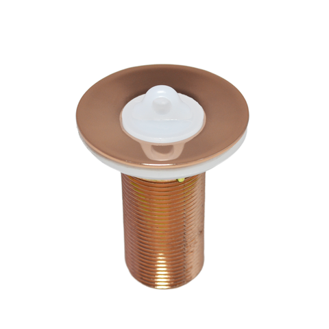 Válvula Lavatório Rose Gold Metal Pia Cuba Banheiro Ralo 7/8