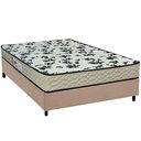 Ver imagem 1 de Cama Box Casal: Colchão Espuma D33 Paropas Pasquale Wave Clean + Base Crc Suede Clean (138x188)
