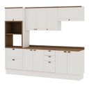 Ver imagem 3 de Armário de Cozinha Modulada 2,70m 10 Peças Iluminata Genialflex