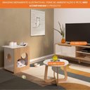 Ver mais imagens de Mesa de Apoio Retangular para Pet Off White