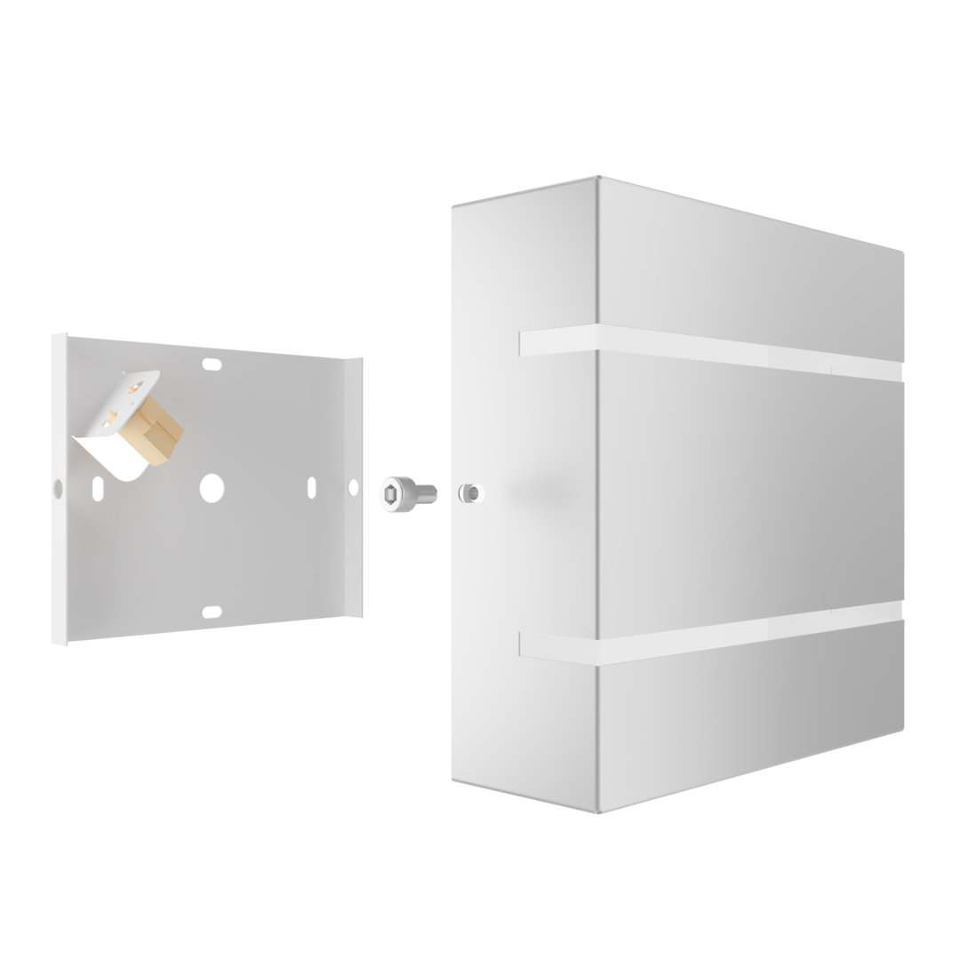 Arandela Slim 2 Frisos 2 Focos Moderna Externa + 1 Lâmpada LED G9 5W Mf103  - Mega Forte