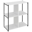 Ver imagem 2 de Estante Use Menor Web Office Branco com Preto 80x39x88