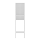 Ver imagem 3 de Armário para Banheiro Multiuso sobre Vaso Sanitário 2 Portas Branco - Mademovel