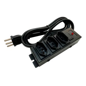 Filtro de Linha 3 Tomadas 20a Multicraft Metalico Bivolt 4400va Max