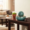 Ver imagem 4 de Fonte Cerâmica Esmaltada (22) Verde Caramelo Burguina