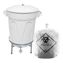 Ver imagem 6 de Lixeira Hospitalar 100 L + Saco De Lixo Infectante 100 Uni