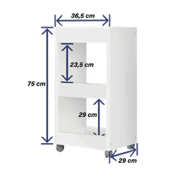 MultiUso - Perfeito para lavanderia/cozinha/quarto - Qualidade Premium (Com Rodizios) - 5