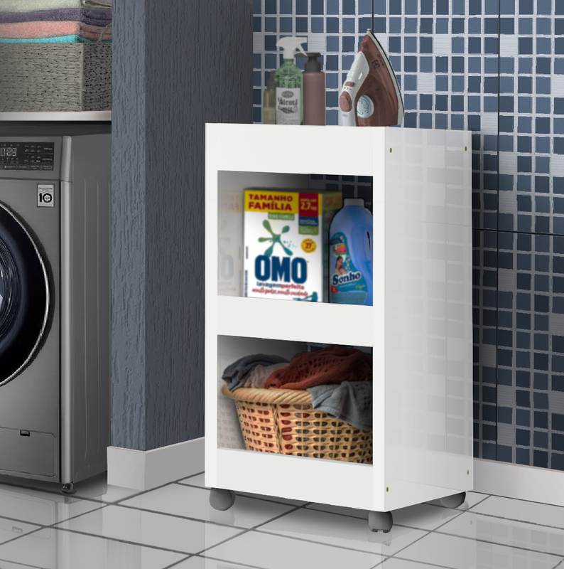 MultiUso - Perfeito para lavanderia/cozinha/quarto - Qualidade Premium (Com Rodizios) - 1