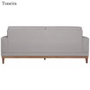 Ver imagem 6 de Sofa 3 Lugares 200 cm Crons Linho Cinza Vazzano