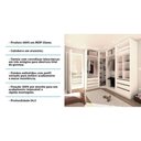 Ver imagem 3 de Guarda Roupa Canto 3 Peças, 6 Gavetas, 4 Cabideiros Branco