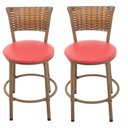 Ver imagem 1 de Kit 2 Banquetas Baixa Cozinha Toda Encapada