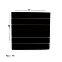 Ver imagem 1 de Painel Canaletado em Mdf 0,61 x 0,61m - Preto Fosco