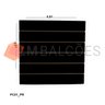 Painel Canaletado em Mdf 0,61 x 0,61m - Preto Fosco - 2