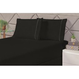 Jogo De Cama Laura King Branco - 2