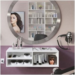 Balcão Armário Parede Notebook Base P/ Estudos Livros - 1