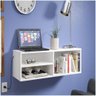 Balcão Armário Parede Notebook Base P/ Estudos Livros - 4