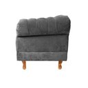 Ver imagem 6 de Conjunto Sofá Namoradeira Chesterfield Capitonê Duque Suede Cinza Chumbo Decoração, Recepção, Salas